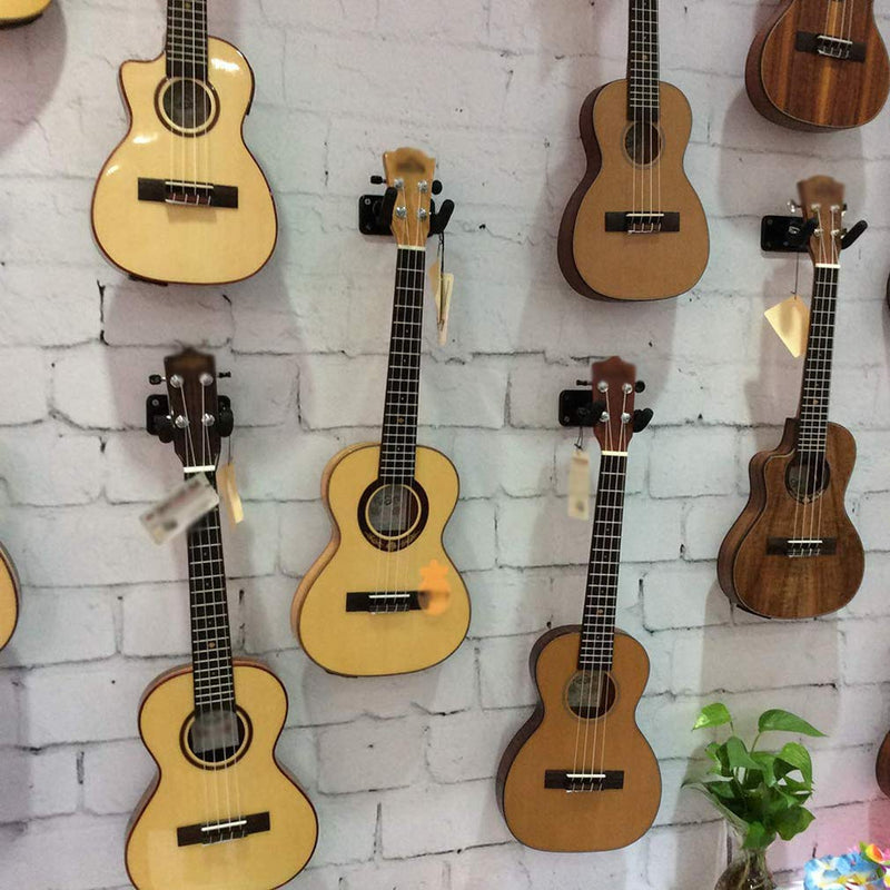 Guitar hanger Guitar hook Guitar holder Guitar wall mount hangers for Electric Acoustic and Bass Guitars … (4PCS) 4PCS