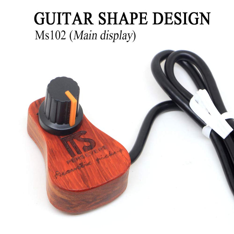 Ms102 Solid Wood Acoustic Pickup Volume Control Ukulele Mandala Musical Instrument Performance