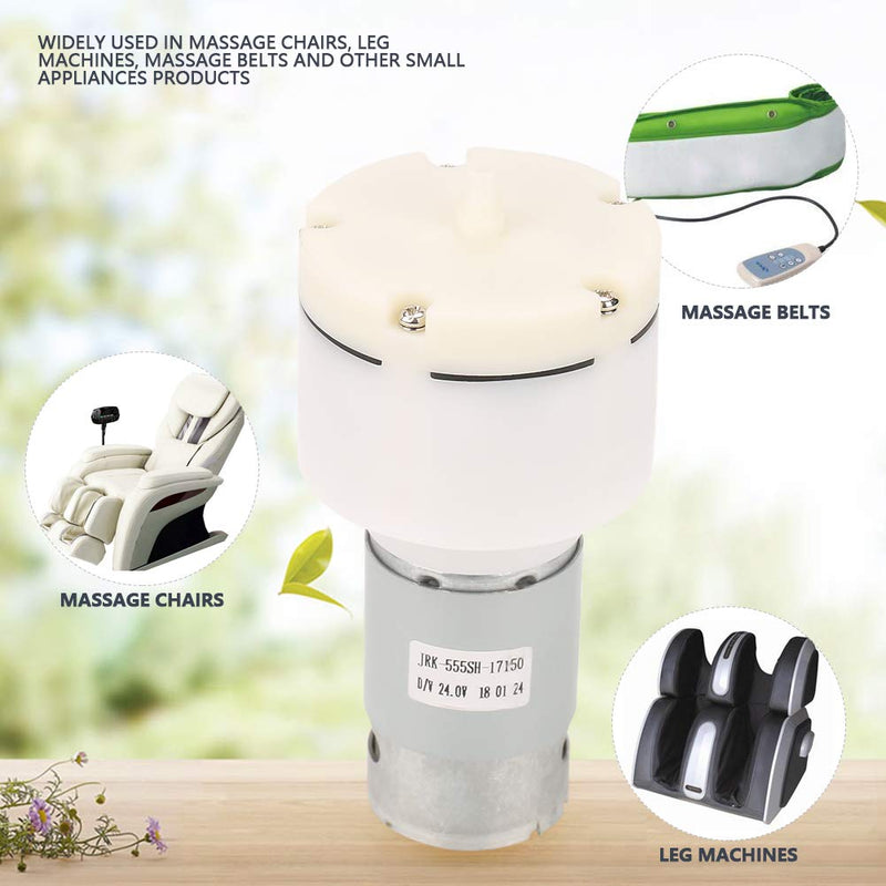 DC 24V Mini Vacuum Pump Low Noise Short Filling Time Air Vacuum Suction Pump Used in Massage Chairs, Leg Machines