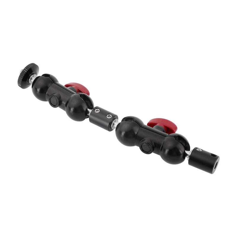 CAMVATE Dual Mini Ball Head Extension Arm with 1/4"-20 Male & Female Mounting Threads