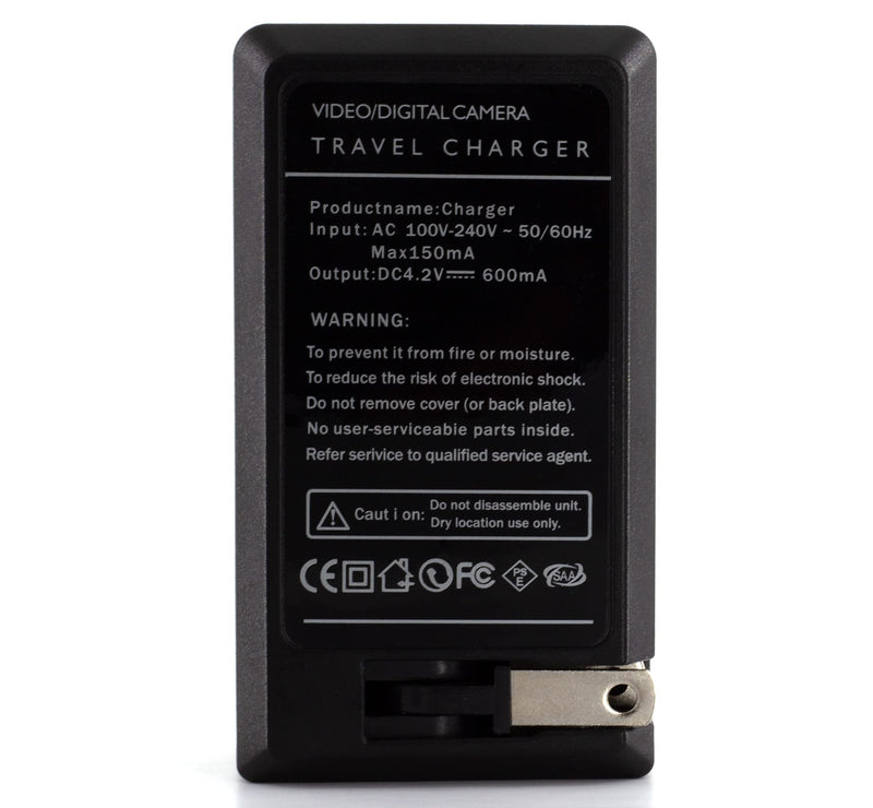 NB-6L Charger for PowerShot SX530 HS, SX610 HS, SX710 HS, SD1200 is, SD1300 is, S120 IXY 10S IXY 30S and More with Foldable Plug Wall Charger