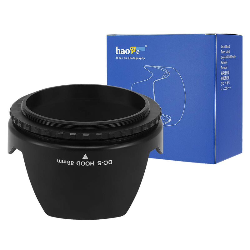 Haoge 86mm Screw-in Lens Hood for Sigma 85mm 1.4 DG HSM Art, 180mm F2.8 EX APO DG HSM OS Macro, 150-500mm f/5-6.3 AF APO DG OS HSM Lens