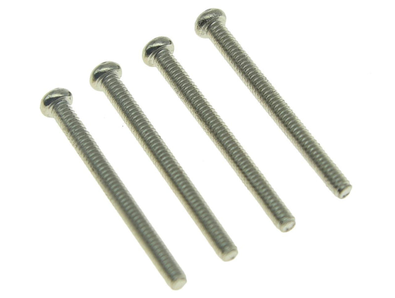 KAISH 50pcs USA/Imperial Thread Humbucker Pickup Height Screws Guitar Humbucker Pickup Screws with Springs Fits Gibson/EMG/Seymour Duncan/Dimarzio Nickel 50x USA/Imperial Thread