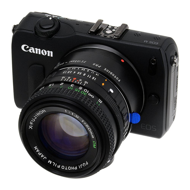 [AUSTRALIA] - Fotodiox Lens Mount Adapter - Fuji Fujica X-Mount 35mm (FX35) SLR Lens to Canon EOS M (EF-m Mount) Camera Bodies; fits EOS M, M2 Digital Mirrorless Camera Fujica X 35mm PRO 
