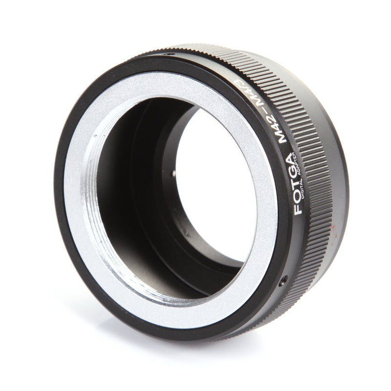 FocusFoto FOTGA Adapter Ring for M42 42mm Screw Mount Lens to Olympus PEN and Panasonic Lumix Micro Four Thirds (MFT, M4/3) Mount Mirrorless Camera Body