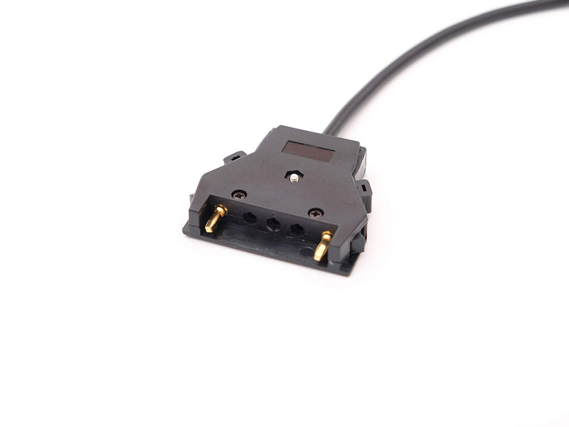 Portable V-Mount V-Lock Battery Connector to Female 5.5/2.5mm DC Power Adapter