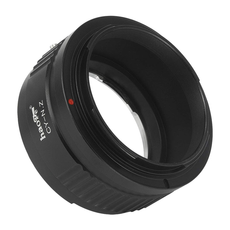 Haoge Manual Lens Mount Adapter for Contax/Yashica C/Y CY Mount Lens to Nikon Z Mount Camera Such as Z6 Z7