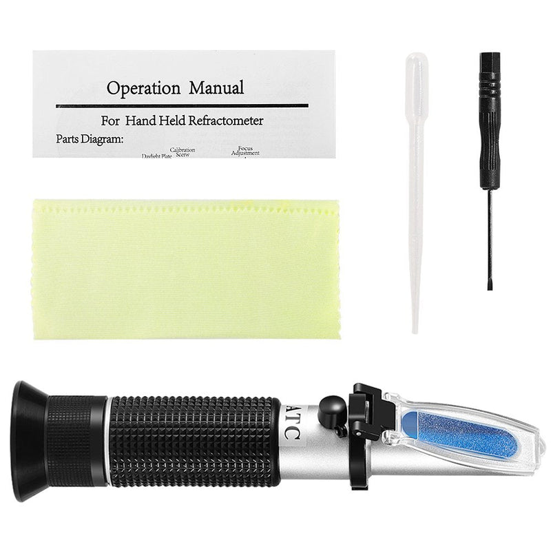 Sodium Chloride Refractometer,V·RESOURCING 0~28% Salt Analyzer Tester Salinometer for Food Salinity Measurement of Pickles