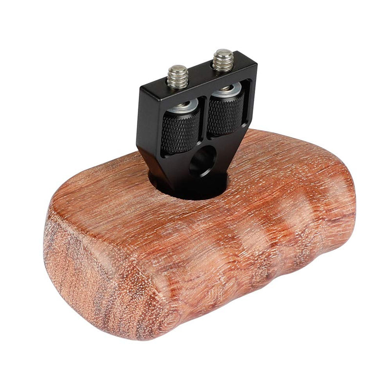 CAMVATE Wooden Handgrip for DSLR Camera Cage (Bubinga,Left Hand) Black