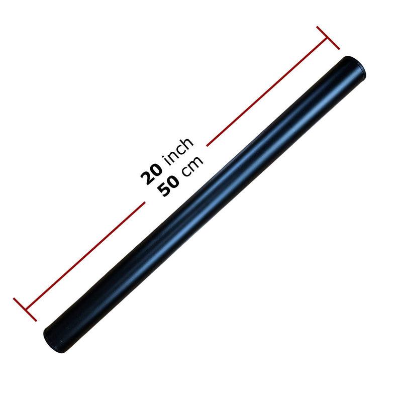Straight Rack Tube (1.5" Black Steel) for Gibraltar Drum Racks and Raven Sounds Gong Racks (20 inch (50cm)) 20 inch (50cm)
