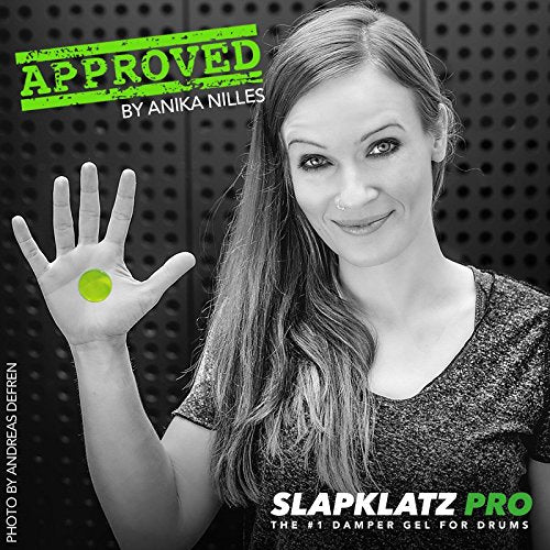 SlapKlatz Pro Drum dampeners - Black (10 pcs / 3 sizes) - Free case - Non-toxic