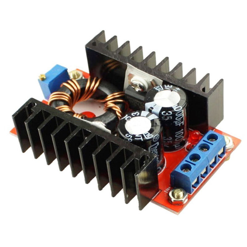 Gowoops 2PCS 150W DC-DC 10-32V to 12-35V Step Up Boost Converter Module Adjustable Power Voltage