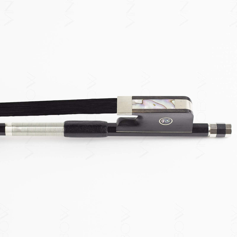 [AUSTRALIA] - VingoBow 3/4 Size Natural BLACK Mongolia Horsehair Carbon Fiber Cello Bow DEEP and POWERFUL Tone Nice Design Black Color Art No.100CB 