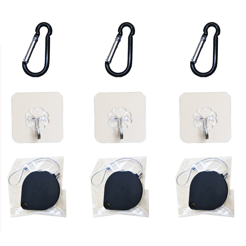 (6 Packs) Orzero Lanyards and Adhesive Hooks for HTC Vive, Oculus Rift S,Sony Playstation VR Virtual Reality Headset or Other Wired VR Games No More Cable Worries with VR Cable Management