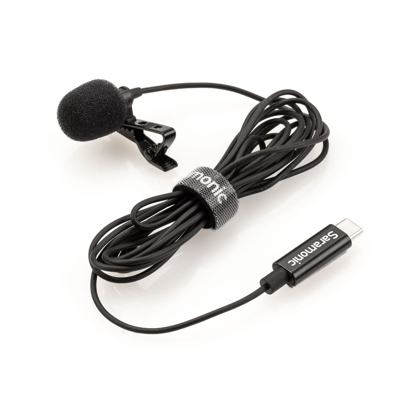 Saramonic Professional Lavalier Microphone for Android and iOS Devices with USB-C and Computers with USB or USB-C for Vlogging, Interviews, YouTube, TikTok, Streaming (LAVMICRO-U), 6.6 Feet