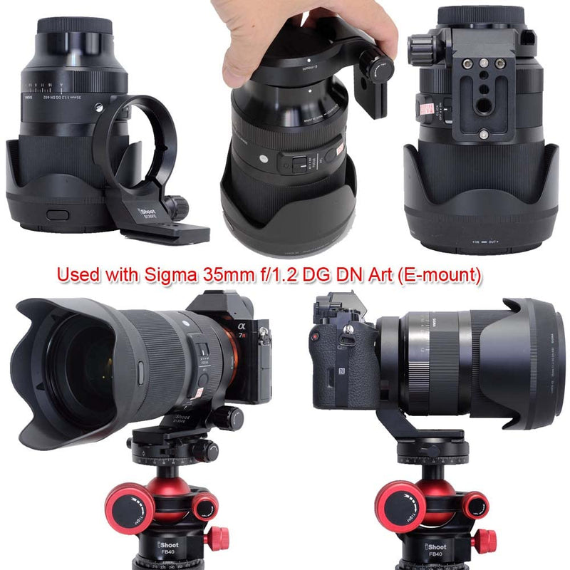 Lens Collar Tripod Mount Ring Support Bracket Holder for Sony FE 135mm f/1.8 GM, E 70-350mm f/4.5-6.3 G OSS, E 16-55mm f/2.8 G, FE Mount Tamron 28-75mm f/2.8 Di III RXD & 17-28mm f/2.8 Di III RXD