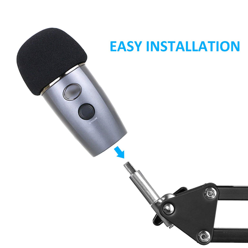 [AUSTRALIA] - Yeti Nano Mic Stand with Pop Filter - Microphone Boom Arm Stand with Foam Cover Windscreen for Blue Yeti Nano Mic by YOUSHARES 