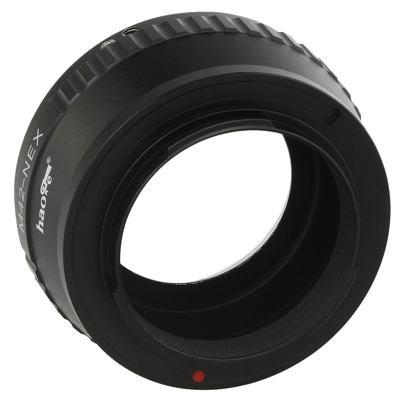 Haoge Lens Mount Adapter for 42mm M42 Mount Lens to Sony E Mount NEX Camera as a3000 a3500 a5000 a5100 a6000 a6400 a6500 A7 A7R A7S A7II A7RII A7SII A7III A7RIII A9 VG10 VG20 VG30 VG900 FS700 FS7 FS5