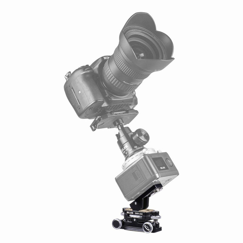 SLIK SMH-250 Micro Movement Adjust Tripod Head, Black (618-804) Micro Adjustment Head