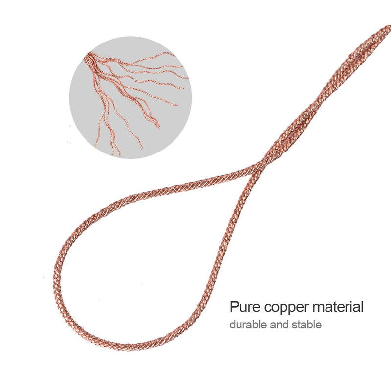 Speaker Wire Leads Subwoofer Lead Wire Cable Repair 12 strands Braided Pure Copper Wire (2 meters) 2 meters