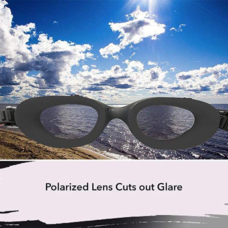 Cabana Sports Pearl Goggle. UV Protection. Anti-Fog. Men, Women, Adults. Black Smoke Polarized