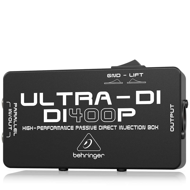 [AUSTRALIA] - Behringer Ultra-DI DI400P Professional High-Performance Passive DI-Box Black 
