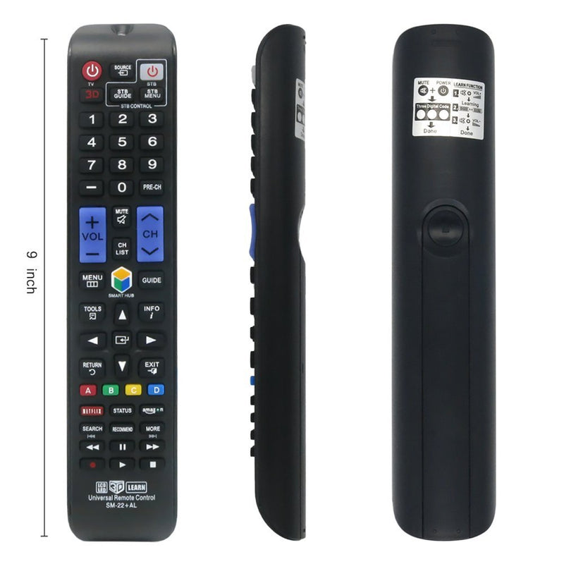 LuckyStar Universal Remote Control SM-22+AL For Almost All Samsung Brand TV/ 3D/ LCD/LED/HDTV/Smart TV,AA59-00666A BN59-01178W BN59-01199F AA59-00638A AA59-00637A AA59-00594A AA59-00600A AA59-00582A