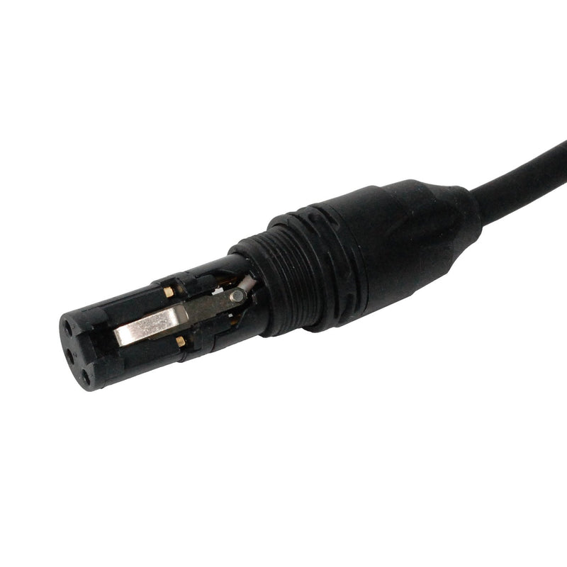 [AUSTRALIA] - LyxPro 1/4” TRS to XLR Female Microphone Cable - 6 Ft - Black - for Professional Microphones and Devices 6 Feet 