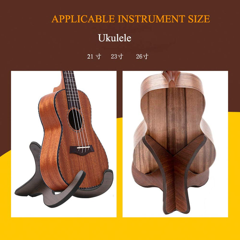 Ukulele Stand Folding Portable Show Display Wood Stand for Mandolins and Violins