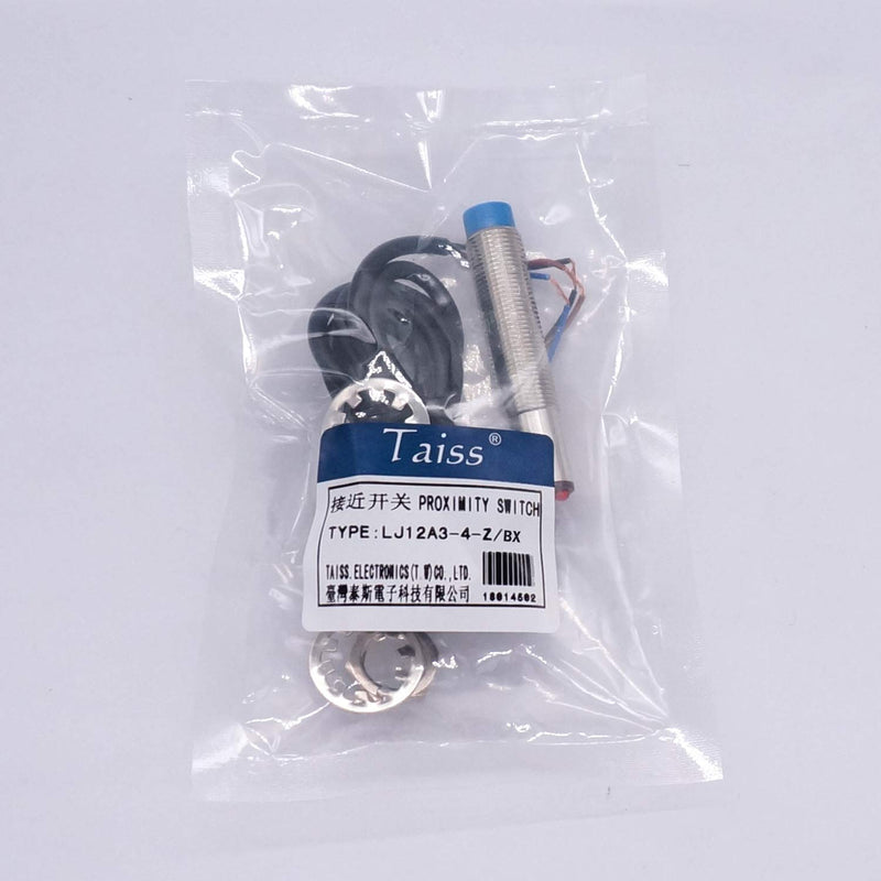 Taiss 2PCS 3D Printer Inductive Proximity Sensor Detection Switch NPN NO DC6-36V 4mm Normally Open Proximity Switch LJ12A3-4-Z/BX