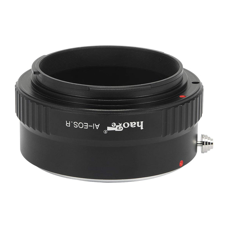 Haoge Manual Lens Mount Adapter for Nikon Nikkor F/AI/AIS/D Lens to Canon RF Mount Camera Such as Canon EOS R