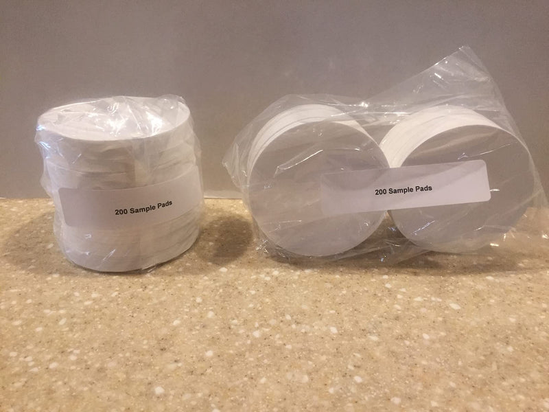 Nevada Weighing Brand Glass Fiber Sample Pads for Moisture Balance Analyzers - 90mm - 200 Count Bag