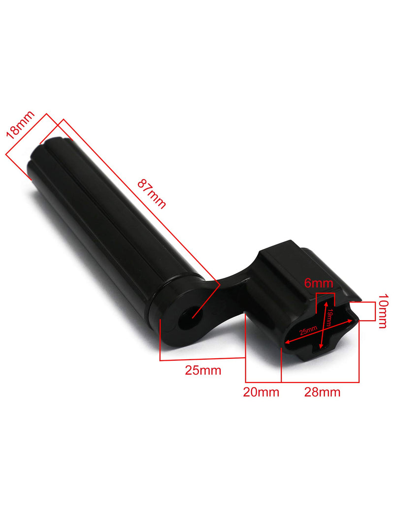 Metallor Guitar String Winder Bridge Pin Remover Speed Peg Puller for Guitar Bass Banjo Mandolin Ukulele and More String Instruments Black.