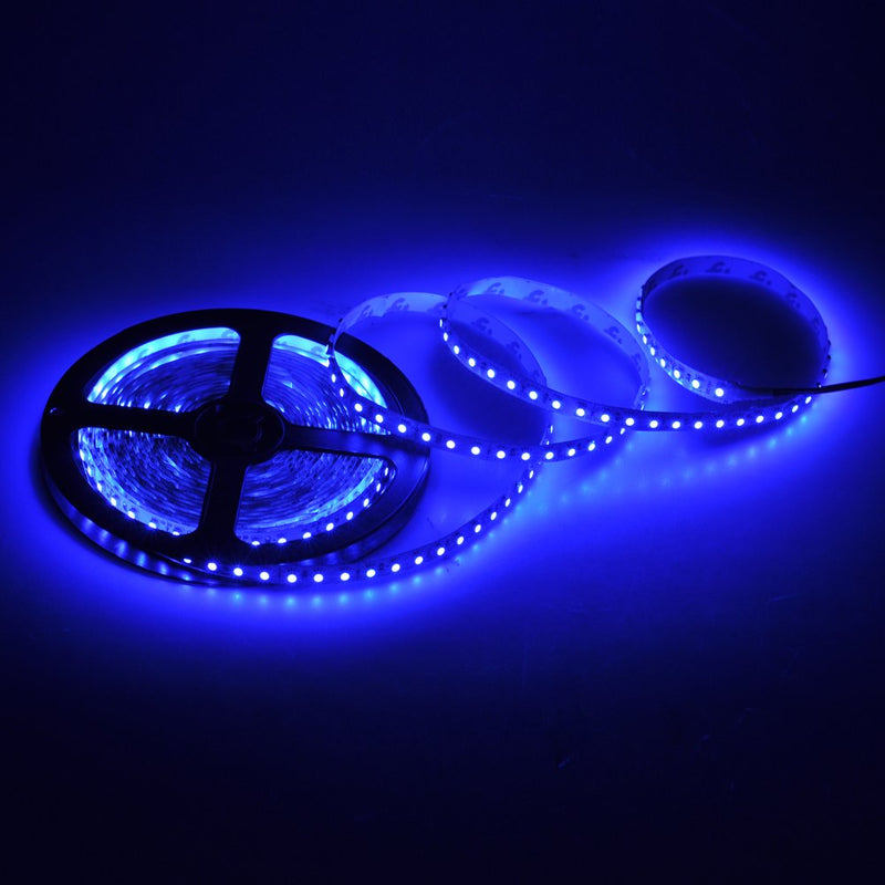 [AUSTRALIA] - FAVOLCANO LED Light Strip, Blue Non-Waterproof LED Tape Light, SMD 3528, 600 LEDs 16.4 Feet（5M） LED Strip 120 LEDs/M Flexible Tape Lighting 