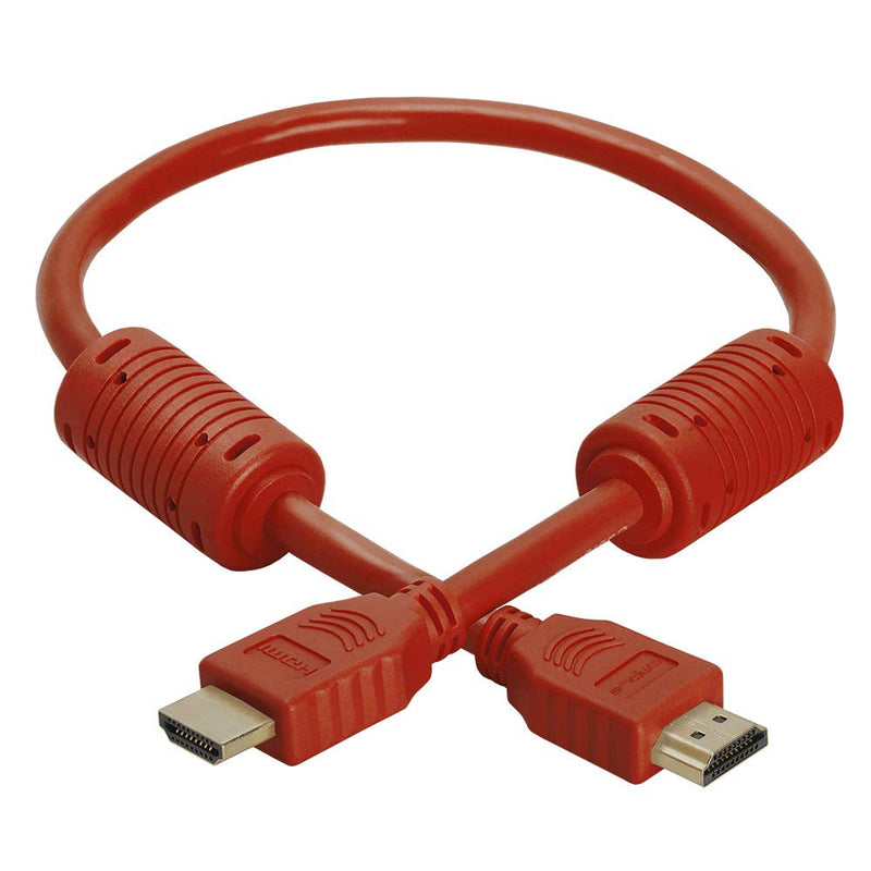 [AUSTRALIA] - Cmple - HDMI Cable 1.5FT High Speed HDTV Ultra-HD (UHD) 3D, 4K @60Hz,18Gbps 28AWG HDMI Cord Audio Return 1.5 Feet Red 