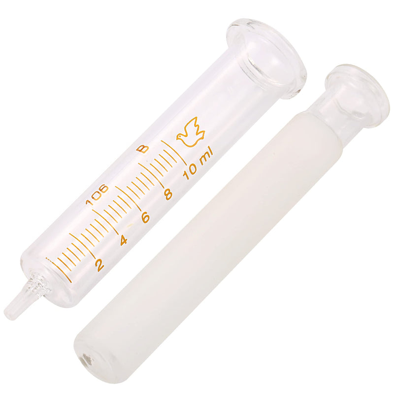 Jiaxix 10 Pack 10ml Glass Syringes With Caps 10ml-10Pack