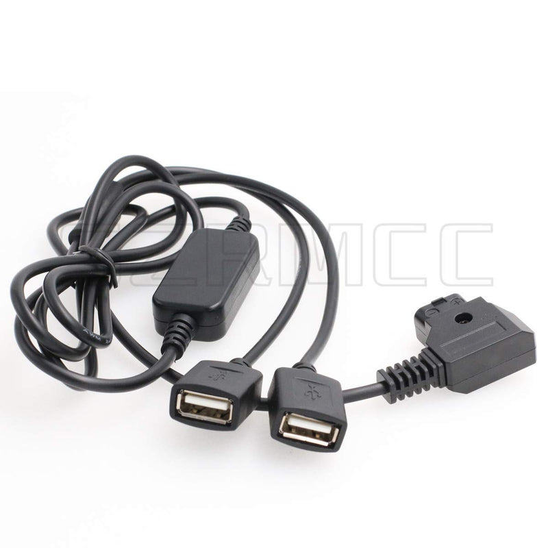 [AUSTRALIA] - SZRMCC D-Tap to Double USB 5V 2A Conversion Power Cable for Mobile Phone iPad or Pad Device 