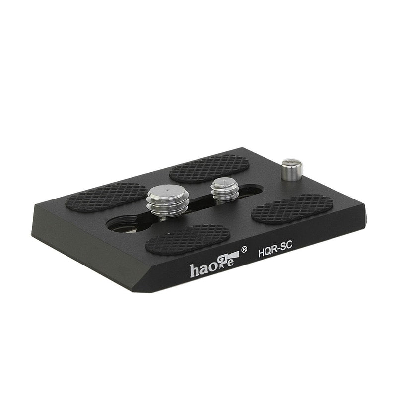 Haoge HQR-SC Camera QR Quick Release Plate for Sachtler Video 14II, DV 2, DV 4, DV 6, DV 8, DV 8/100, DV10 3+3, DV10 5+5, FSB6T, FSB8T, FSB10T Tripod Fluid Head Replace Touch & Go Plate S