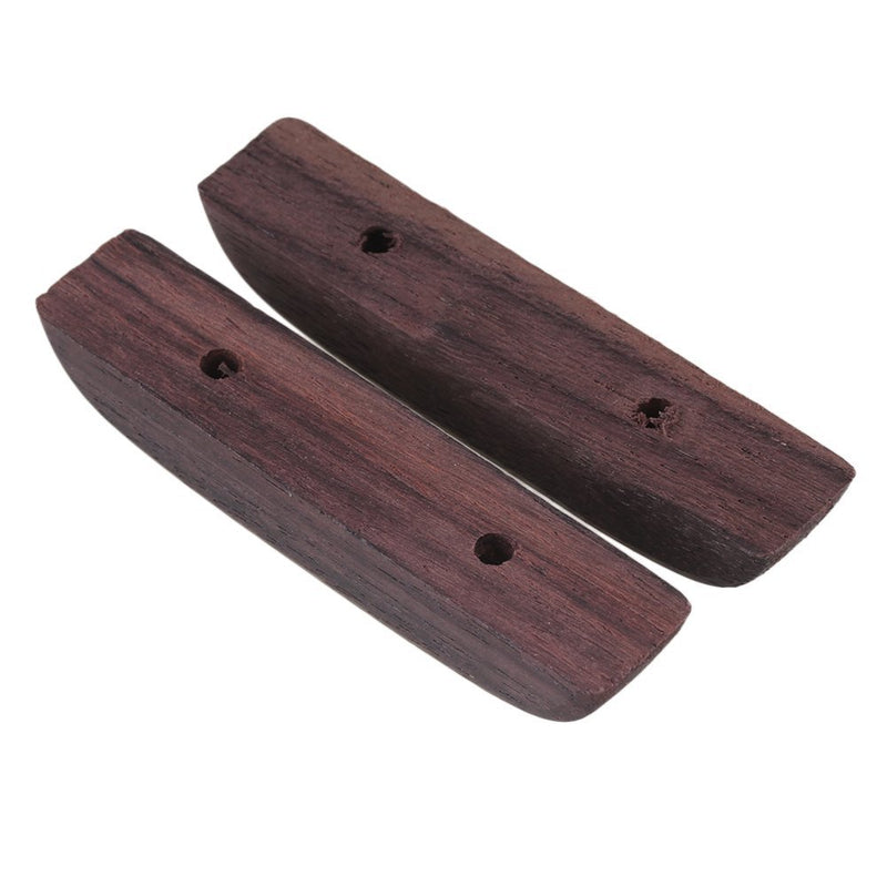 Yibuy Bass Guitar Padauk Thumb Rest Finger Rest Thumbrest with Screws Set of 2