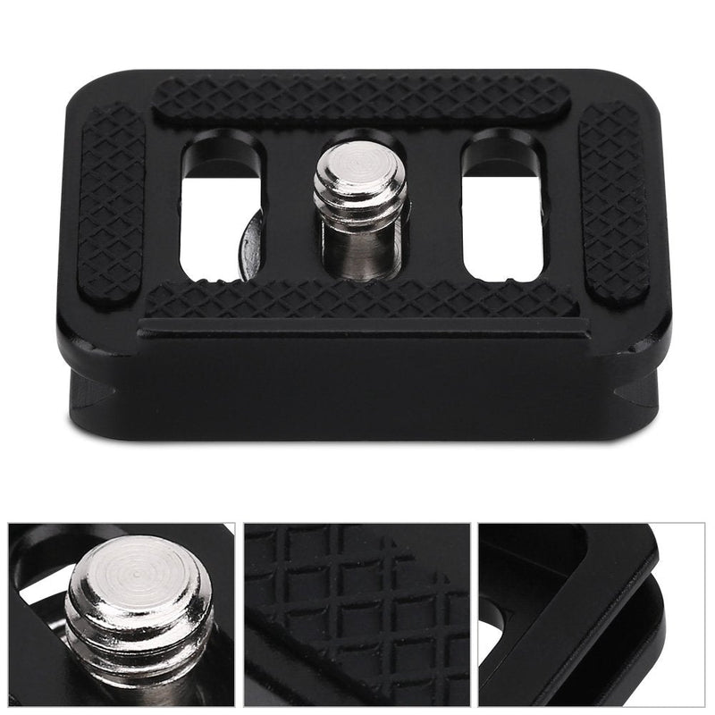 Quick Release Clamp Adapter, Mini Portable Aluminium Alloy Quick Release Plate Camera Mount Tackle Photography Accessory for SIRUI TY-C10 T005 / T-025 Ball Head