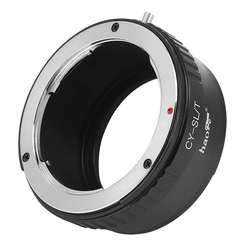 Haoge Manual Lens Mount Adapter for Contax/Yashica C/Y CY Lens to Leica L Mount Camera Such as T, Typ 701, Typ701, TL, TL2, CL (2017), SL, Typ 601, Typ601, Panasonic S1 / S1R