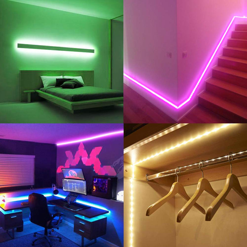 [AUSTRALIA] - Daybetter Led Strip Lights 16.4ft Waterproof Color Changing Led Lights with Remote Controller 