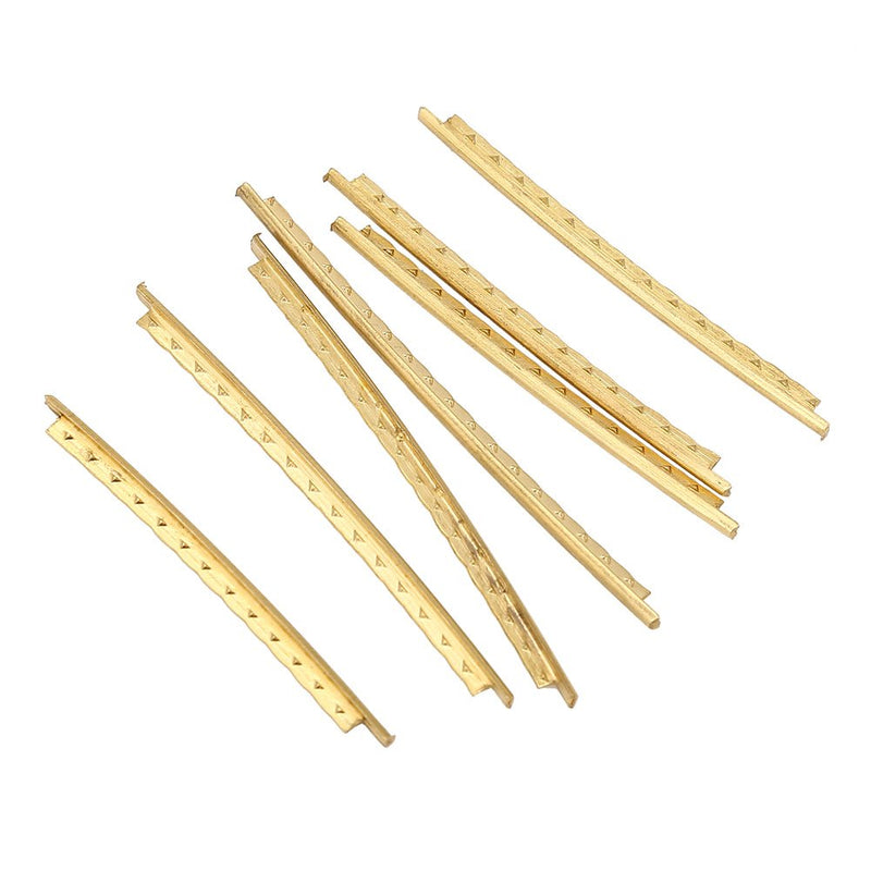 20Pcs/set Guitar Fretwire, Brass 2.0mm Fret Wire Set for Folk Wooden Guitars Accessory