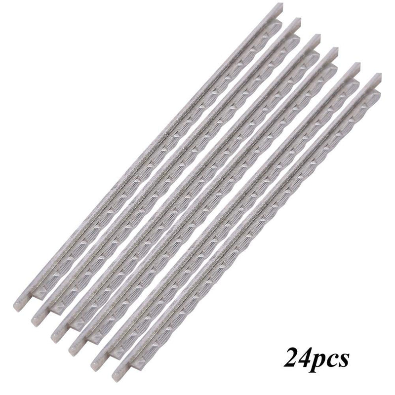 24Pcs Electric Guitar Fret Wire Cupronickel Fretwire Electric Guitar Accessories Musical Instrument Replacement Electric Guitar Parts