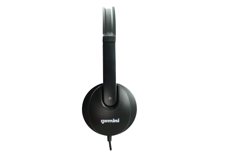 [AUSTRALIA] - Gemini DJX-200 Professional Studio Over The Ear DJ Monitor Headphones, Black 