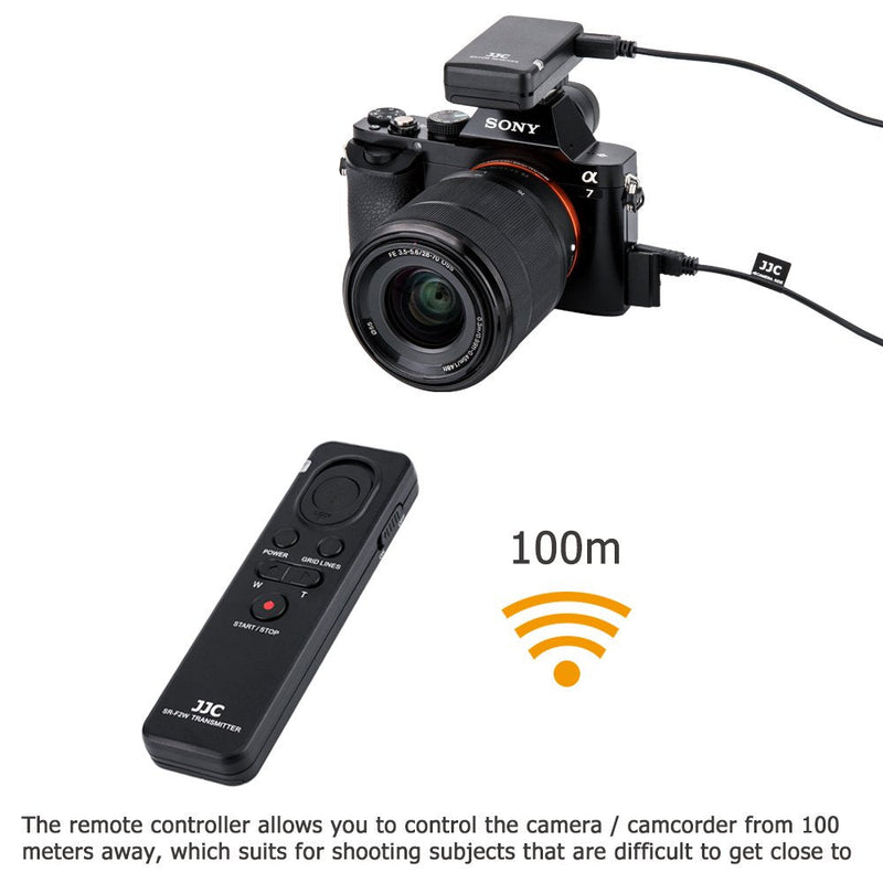 [AUSTRALIA] - Wireless Remote Shutter Release Control Fit for Sony A6500 A6400 A6300 A6000 A1 ZV-1 A7R IV III A7S III A7 III A9 II FDR-AX33 AX100 AX700 HDR-CX405 CX440 CX455 CX900 Replace Sony RMT-VP1K RM-VPR1 