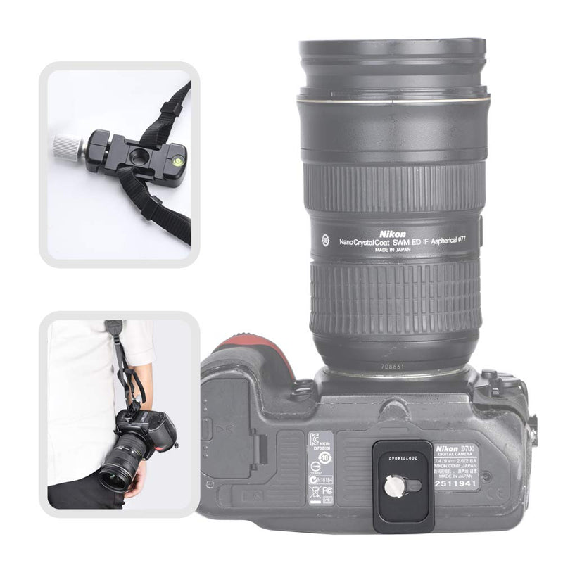 SUNWAYFOTO DDC-26LT QR-Plate+Clamp Combo Compatible with Arca/RRS QR Plate (26mm) Screw-knob Clamp Aluminum Material