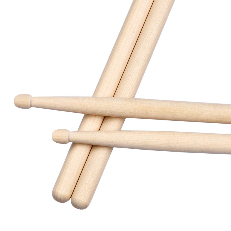 MOREYES 5A Drum Sticks Wood Tip Drumstick (Maple 2Pairs)