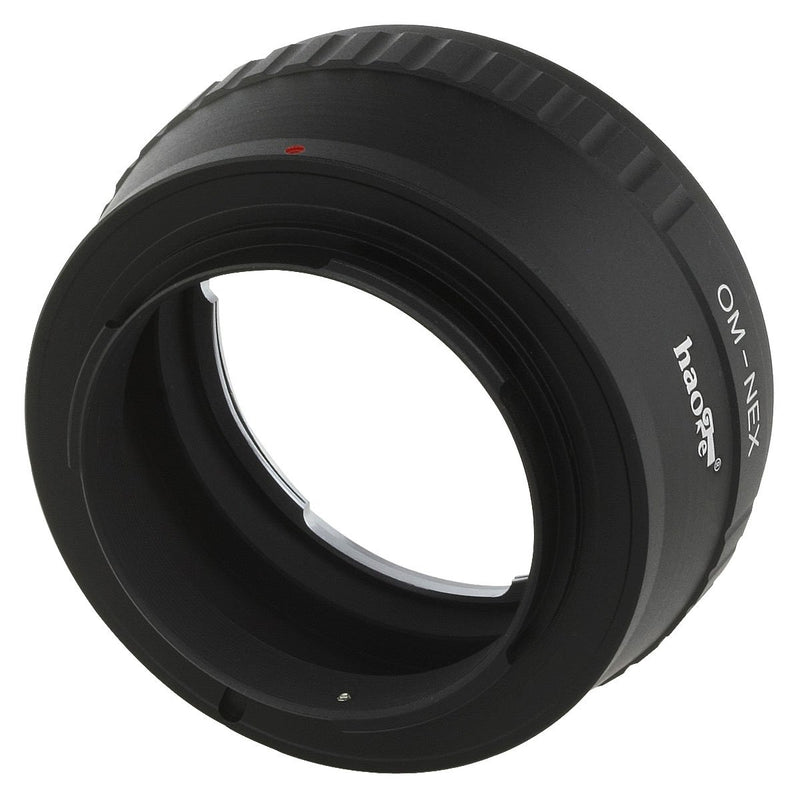 Haoge Lens Mount Adapter for Olympus Zuiko OM Mount Lens to Sony E NEX Camera as a3000 a3500 a5000 a5100 a6000 a6400 a6500 A7 A7R A7S A7II A7RII A7SII A7III A7RIII A9 VG20 VG30 VG900 FS700 FS7 FS5