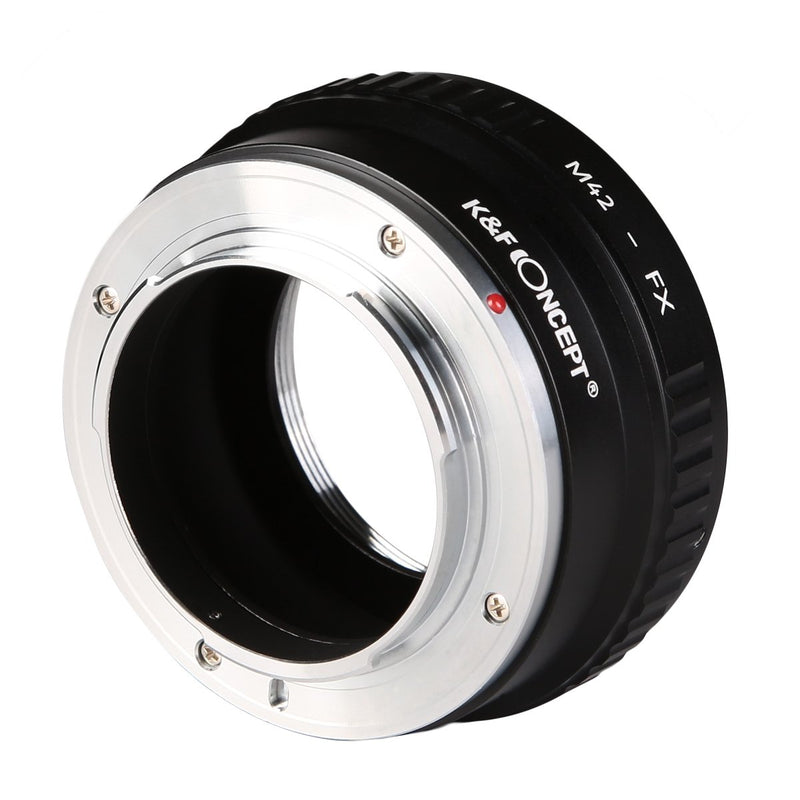 K&F Concept Lens Adapter M42 to Fuji X Compatible with M42 Mount Lens to Fujifilm Fuji X-Series X FX Mount Mirrorless Camera Body